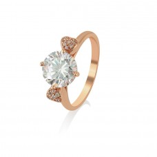  Elegants gredzens ar lielu mirdzošu cirkonu, 7.,8.,un 9. izmērs